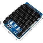 MATEK PM20S-2 Power Module for Drone Two Independent 9V-85V Step-Down Voltage Regulators 25K Voltage Divider Made Plastic